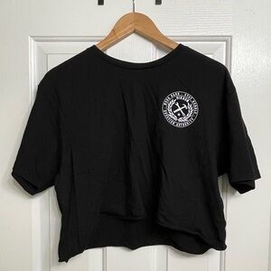 DIXXON Black Crop Top